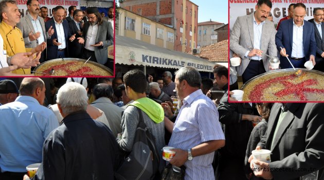 10 BİN KİŞİLİK AŞURE DAĞITILDI