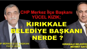 BELEDİYE BAŞKANI NERDE?