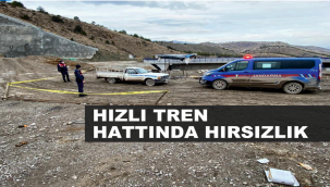 HIZLI TREN HATTINDA HIRSIZLIK