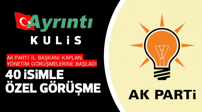 40 isimle özel görüşme