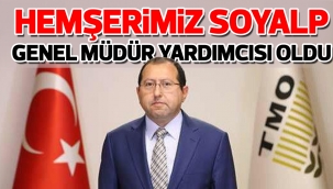Hemşerimiz Soyalp Genel Müdür Yardımcısı Oldu