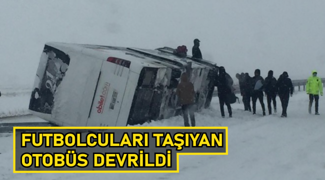 24 saat içinde 2 Otobüs Devrildi