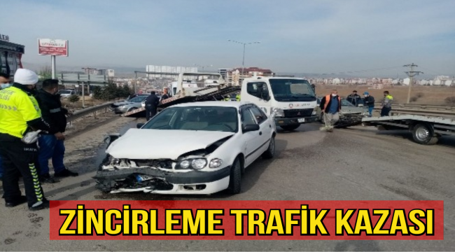 Kırıkkale'de zincirleme trafik kazası