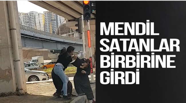 Mendil Satıcıları Birbirine Girdi