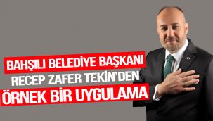 Bahşılı Belediyesi'nden Farklı Bir Hizmet