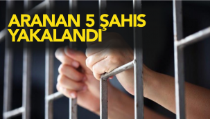 Kırıkkale'de Aranan 5 Şahıs Yakalandı