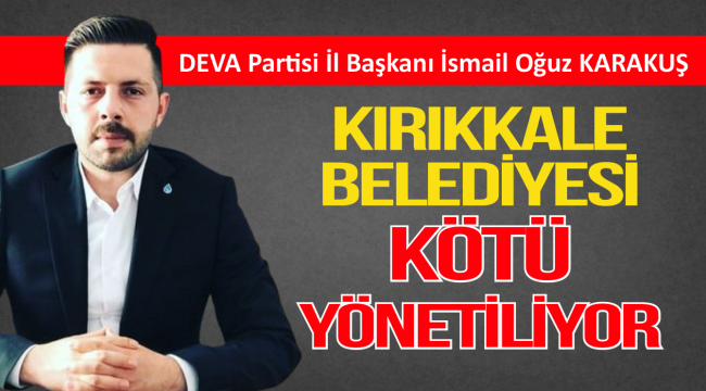 KIRIKKALE BELEDİYESİ'Nİ BİZ BÖYLE HAYAL ETMEMİŞTİK