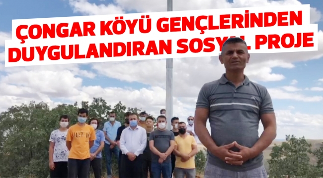 Çongar Ķoyü Gençlerinden duygulandıran sosyal proje