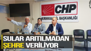 Pekdoğan; 'Sular arıtılmadan şehre veriliyor
