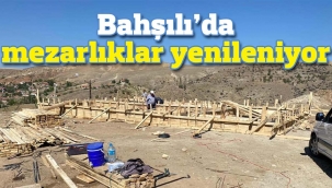 Bahşılı’da mezarlıklar yenileniyor