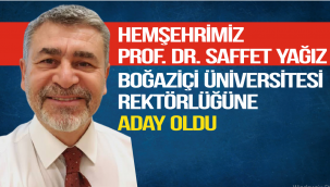 Kırıkkaleli Prof. Dr. Saffet YAĞIZ, Boğaziçi Üniversitesi Rektörlüğüne Aday Oldu