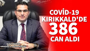 COVİD-19 KIRIKKALD'DE 386 CAN ALDI