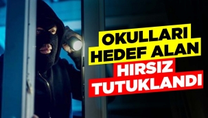 OKULLARI HEDEF ALAN HIRSIZ TUTKLANDI
