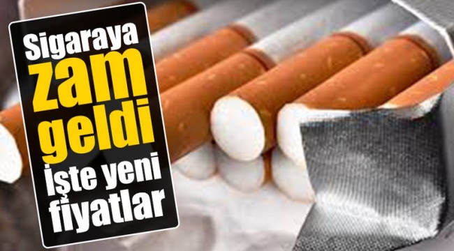 Sigaraya zam geldi