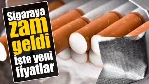 Sigaraya zam geldi