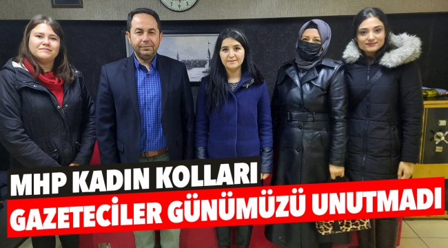 MHP Kadın Kolları Gazeteciler Günümüzü Unutmadı