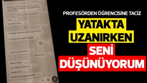 Yatakta uzanırken seni düşünüyorum