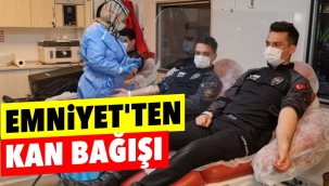Emniyet'ten kan bağışı