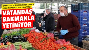 Vatandaş bakmakla yetiniyor