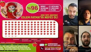 SMA hastası Eslem Fatma’nın gülmesine az kaldı