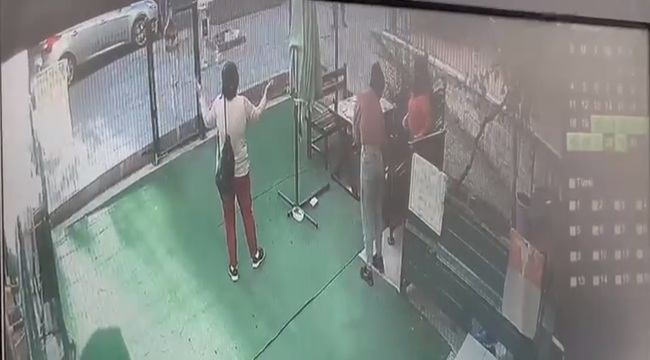 Havlayan köpeğe kızdı camları kırdı