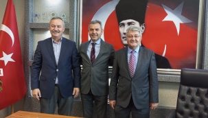 KORKMAZ'A TEBRİK ZİYARETİ