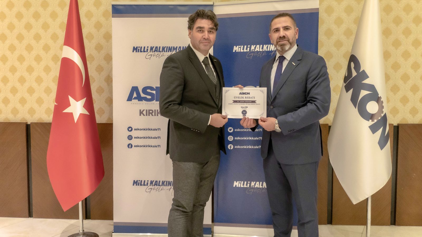 ASKON Kırıkkale Başkan Yardımcısı GÖKDERE Güven Tazeledi