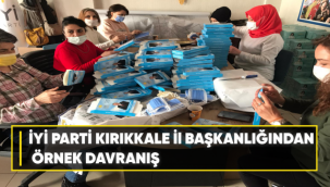 İYİ Parti Kırıkkale İl Başkanlığından Örnek Davranış