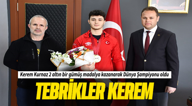 Kerem Kurnaz Gençlik ve Spor İl Müdürü Hamza Güneş'i Ziyaret Etti