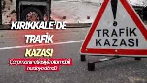 Trafik kazasında 1 kişi ağır yaralandı