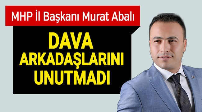 Abalı'dan Teşekkür mesajı