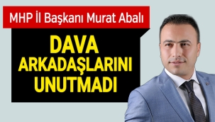 Abalı'dan Teşekkür mesajı