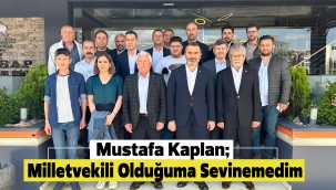 Kaplan; Vekil olduğuma sevinemedim