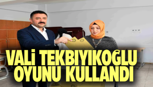 Vali Bülent Tekbıyıkoğlu, Oyunu Kullandı