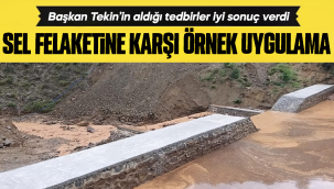 Bahşılı'da ki sellik ve bentler iyi sonuç verdi