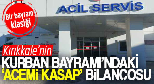 Kırıkkale'de acemi kasaplar hastanelik oldu