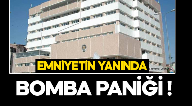 Kırıkkale Emniyet Müdürlüğü yanında bomba alarmı