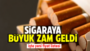 Sigarada zam fırtınası sürüyor