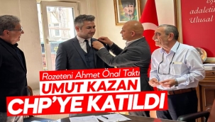 UMUT KAZAN CHP'YE KATILDI