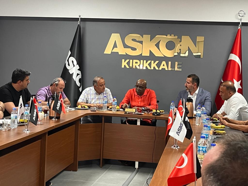 Cibuti Büyükelçisi'nden ASKON Kırıkkale'ye Ziyaret