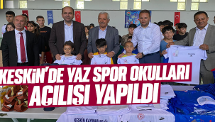 Keskin'de yaz spor okulları açılışı yapıldı