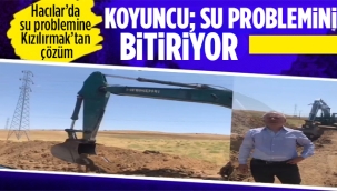 Koyuncu; Su problemini bitiriyor 