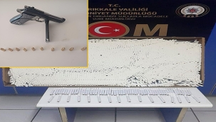 Kırıkkale'de silah ve ve dolu makaron operasyonu