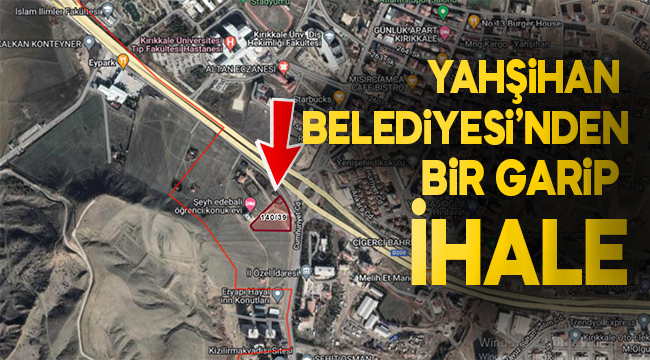 Yahşihan Belediyesi'nden bir garip ihale