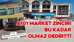 A101 market bu kadar da olmaz dedirtti!