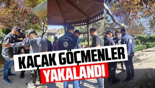 KAÇAK GÖÇMENLER YAKALANDI
