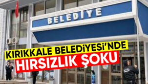 BELEDİYEDE HIRSIZLIK ŞOKU