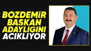 Bozdemir başkan adaylığını açıklıyor