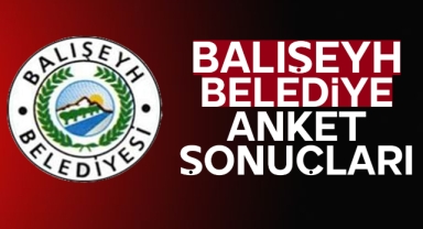 Balışeyh Belediye anket sonuçları