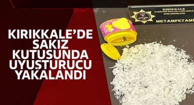 Kırıkkale'de sakız kutusundan uyuşturucu çıktı!